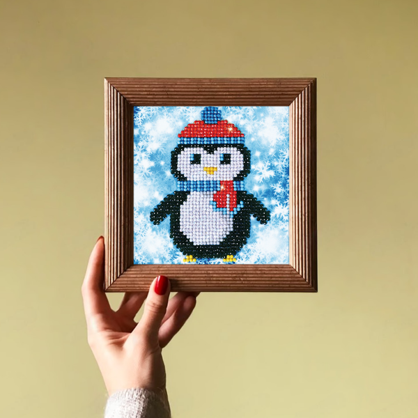 Dotz Diamond Dotz Christmas Penguin - 5.3" X 5.3"