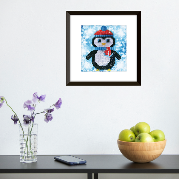 Dotz Diamond Dotz Christmas Penguin - 5.3" X 5.3"