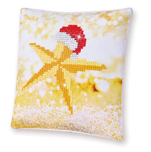 dotz Diamond Dotz Christmas Star Pillow - 7.1" x 7.1"