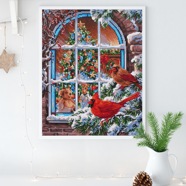 Dotz Diamond Dotz Christmas Window - 16.1" X 20.1"
