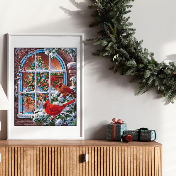 Dotz Diamond Dotz Christmas Window - 16.1" X 20.1"