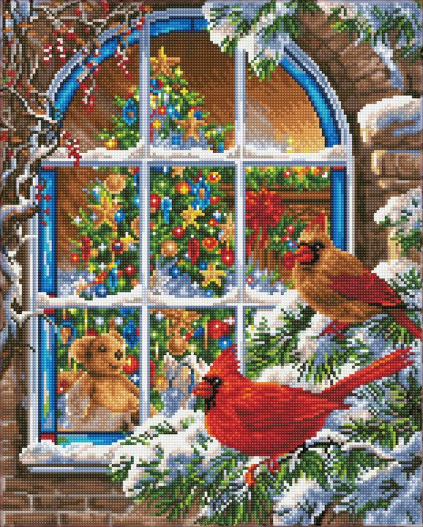 dotz Diamond Dotz Christmas Window - 16.1" x 20.1"