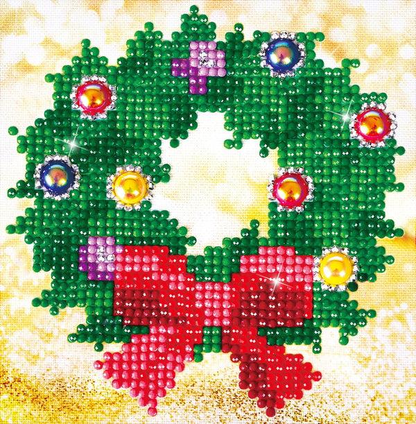 dotz Diamond Dotz Christmas Wreath - 5.3" x 5.3"