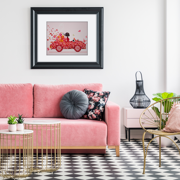 Dotz Diamond Dotz Colorful Carriage - 20.1" X 16.1"