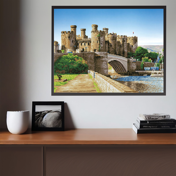 Dotz Diamond Dotz Conwy Castle Wales - 29.5" X 19.7"
