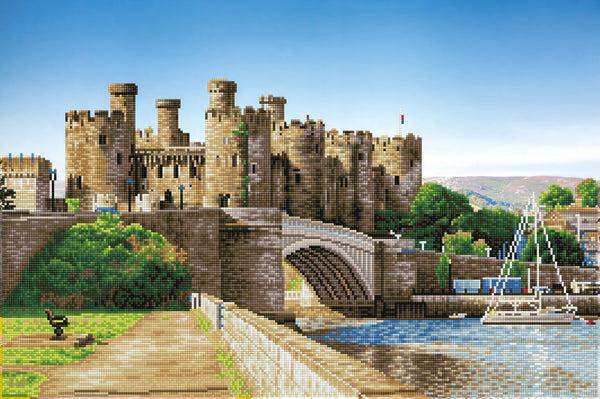 dotz Diamond Dotz Conwy Castle Wales - 29.5" x 19.7"