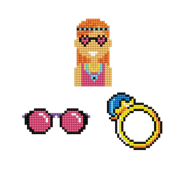 dotz Diamond Dotz Cool Girl - DOTZIES Stickers Kit