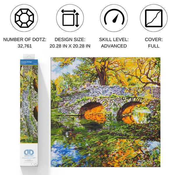 Dotz Diamond Dotz Country Bridge - 20.3" X 20.3"
