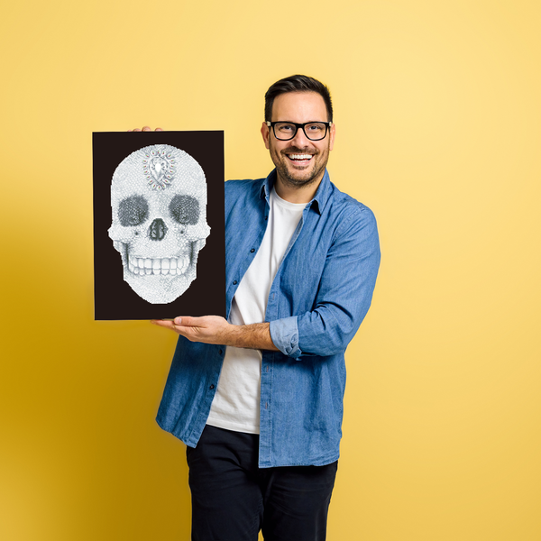 Dotz Diamond Dotz Crystal Skull - 16.5" X 23.6"