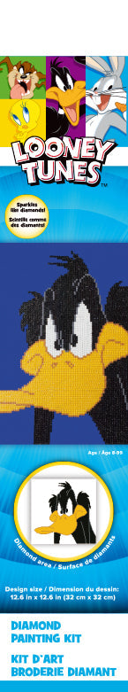 Dotz Diamond Dotz Daffy Duck - 12.6" X 12.6"