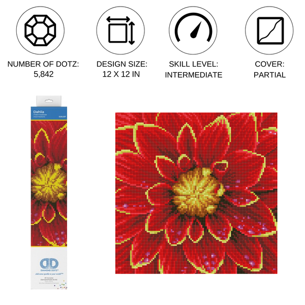 Dotz Diamond Dotz Dahlia - 12.0" X 12.0"