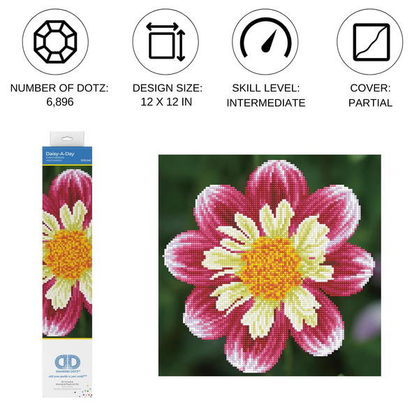 Dotz Diamond Dotz Daisy-A-Day - 12.0" X 12.0"
