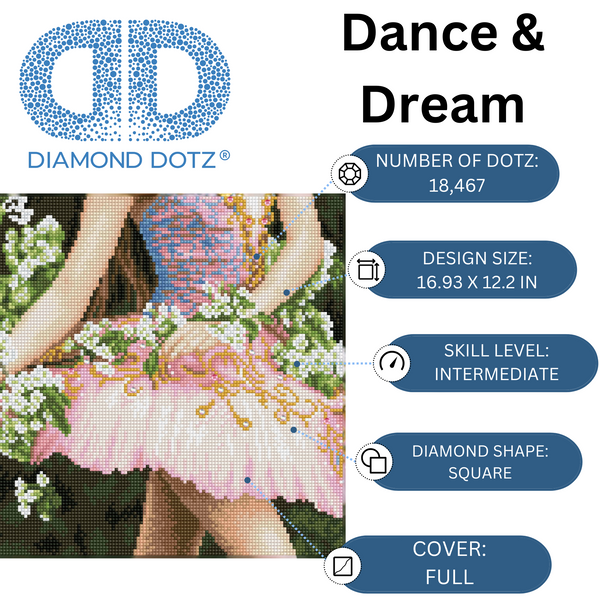 Dotz Diamond Dotz Dance & Dream - 16.9" X 12.2"