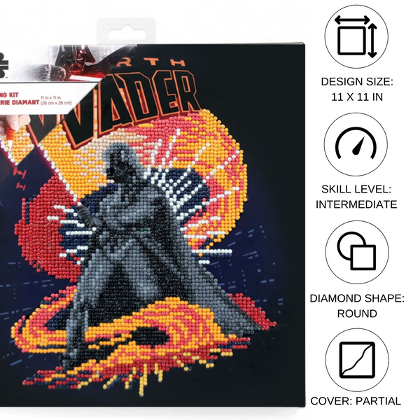 Dotz Diamond Dotz Darth Vader Dotz Box - 11.0" X 11.0"