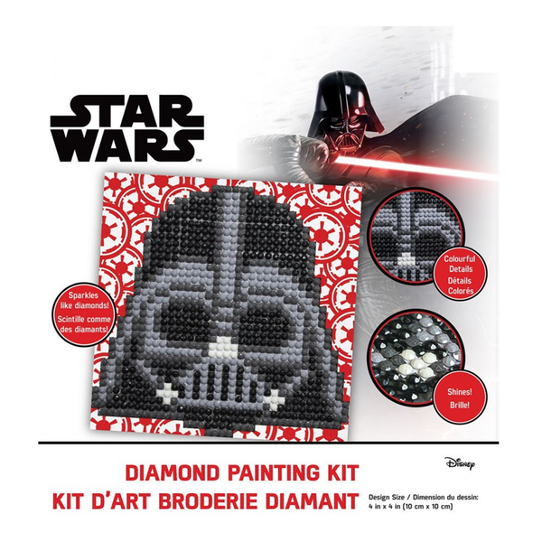 dotz Diamond Dotz Darth Vader Fun - 3.9" x 3.9"