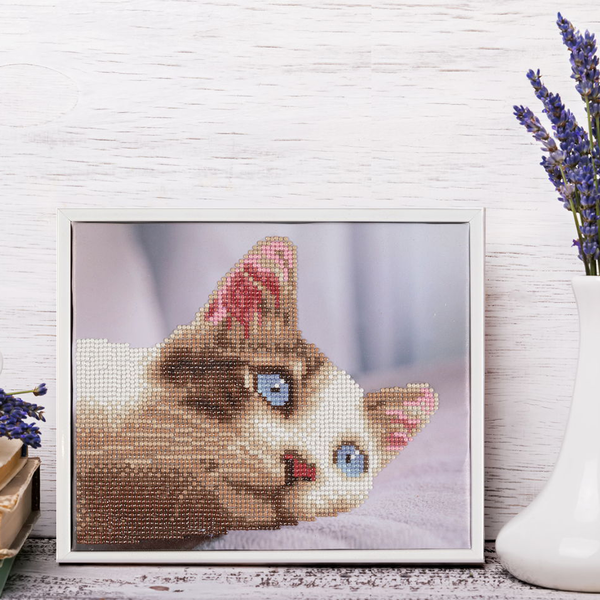 Dotz Diamond Dotz Daydream Kitty - 9.8" X 8.1"