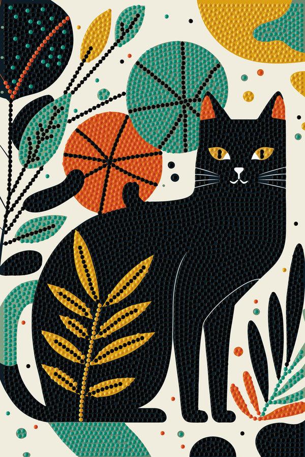 dotz Diamond Dotz Decor Boho Cat - 7.9" x 11.8"