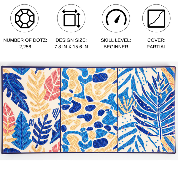 Dotz Diamond Dotz Decor Leaves - 15.8" X 7.9"