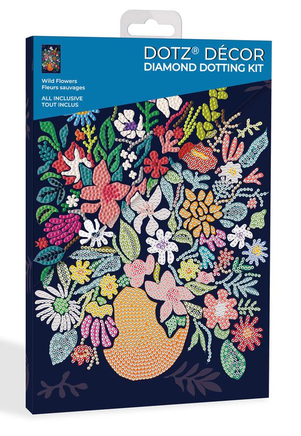 Dotz Diamond Dotz Decor Wild Flowers - 7.9" X 11.8"