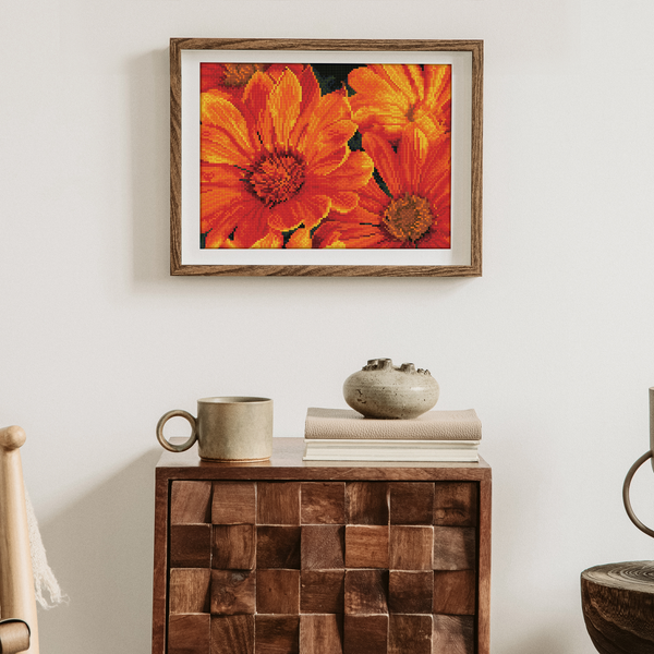 Dotz Diamond Dotz Delosperma In Bloom - 15.8" X 11.8"