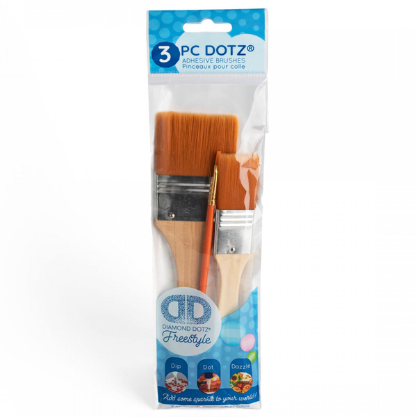 dotz Diamond Dotz Deluxe Brush Pack - 3pc