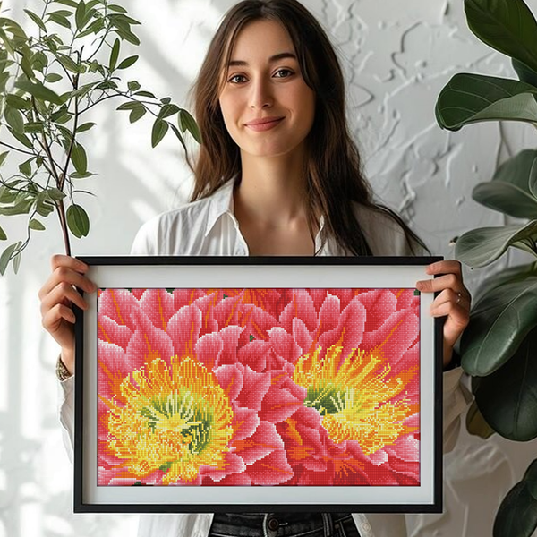 Dotz Diamond Dotz Desert Blooms - 20.5" X 12.6"