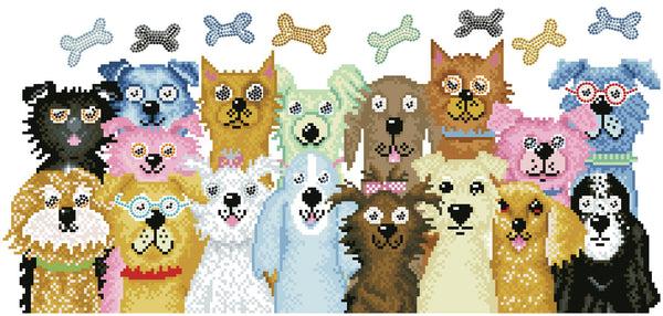 Dotz Diamond Dotz Dogs Dinner - 26.4" X 12.6"