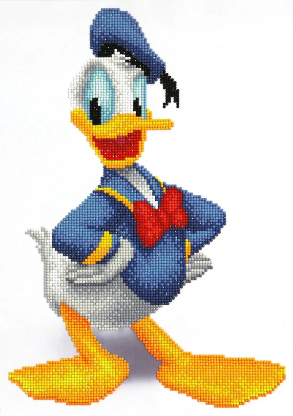 Dotz Diamond Dotz Donald Duck - 12.2" X 16.9"