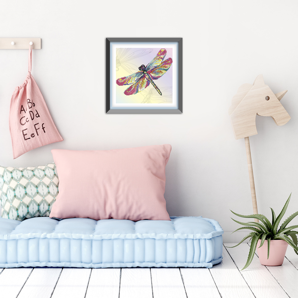 Dotz Diamond Dotz Dragon Fly Glissen - 15.2" X 15.2"