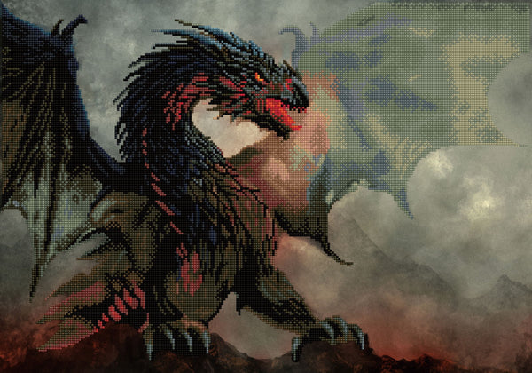 dotz Diamond Dotz Dragon's Lair - 19.5" x 27.8"