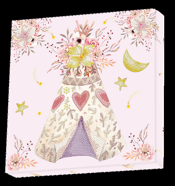 Dotz Diamond Dotz Dreamy Tee Pee - 11.0" X 11.0"