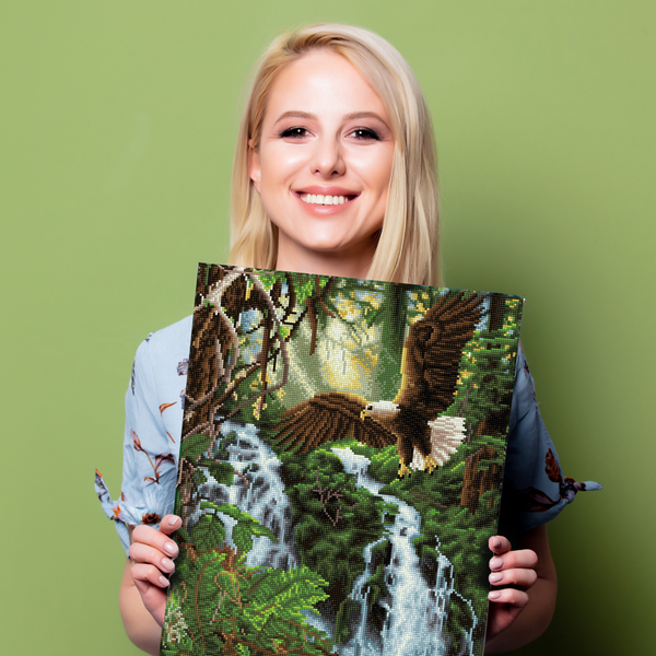 Dotz Diamond Dotz Eagles Flight - 16.1" X 20.1"