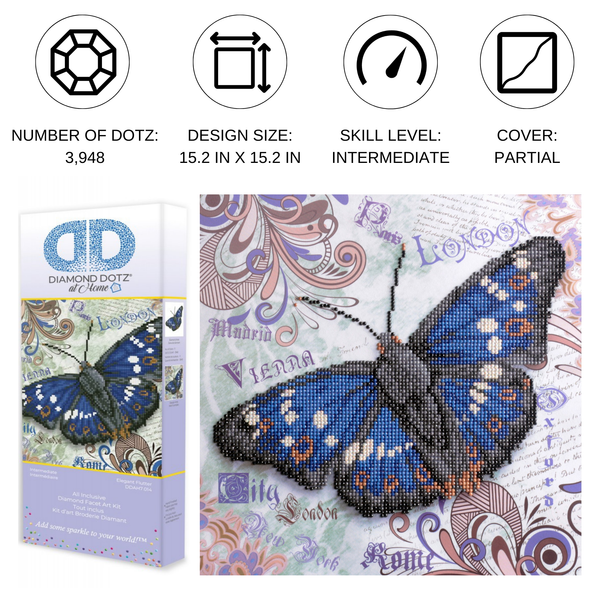Dotz Diamond Dotz Elegant Flutter - 12.0" X 12.0"