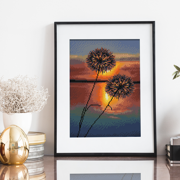 Dotz Diamond Dotz Evening Lake - 13.8" X 9.8"