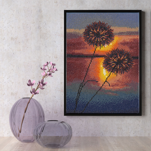 Dotz Diamond Dotz Evening Lake - 13.8" X 9.8"