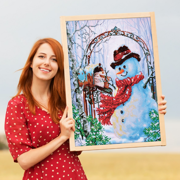 Dotz Diamond Dotz Father Snow - 19.7" X 24.4"