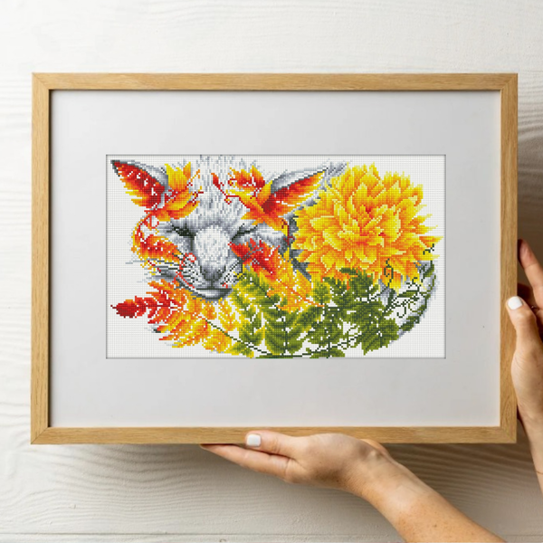 Dotz Diamond Dotz Fern Fox - 20.5" X 12.6"