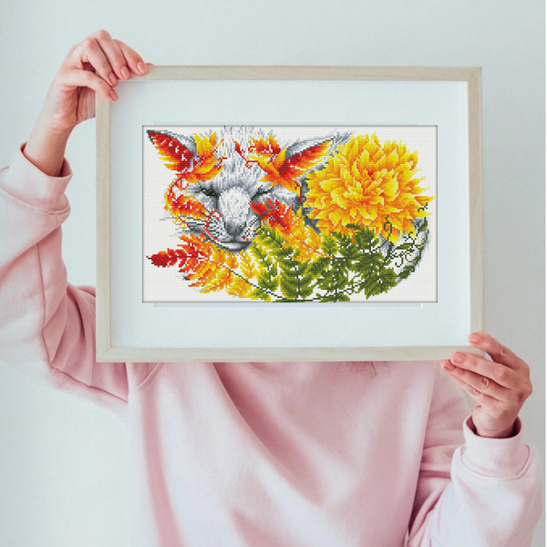 Dotz Diamond Dotz Fern Fox - 20.5" X 12.6"