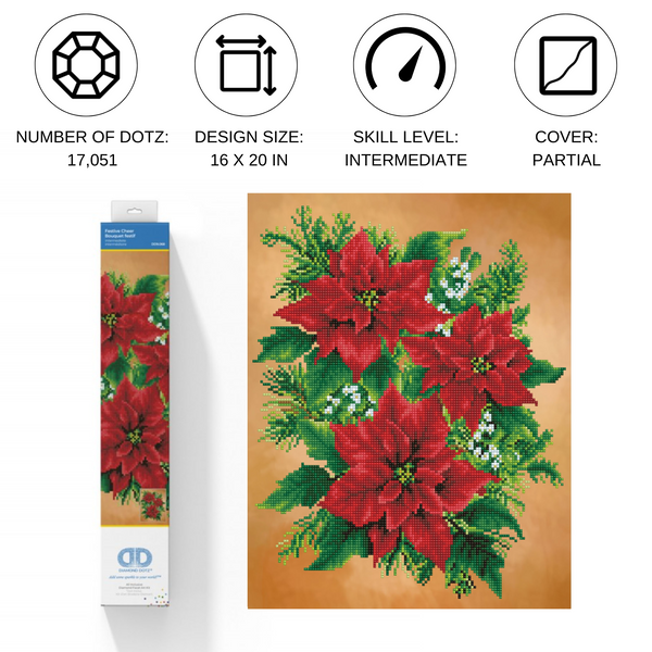 Dotz Diamond Dotz Festive Cheer - 14.0" X 18.0"