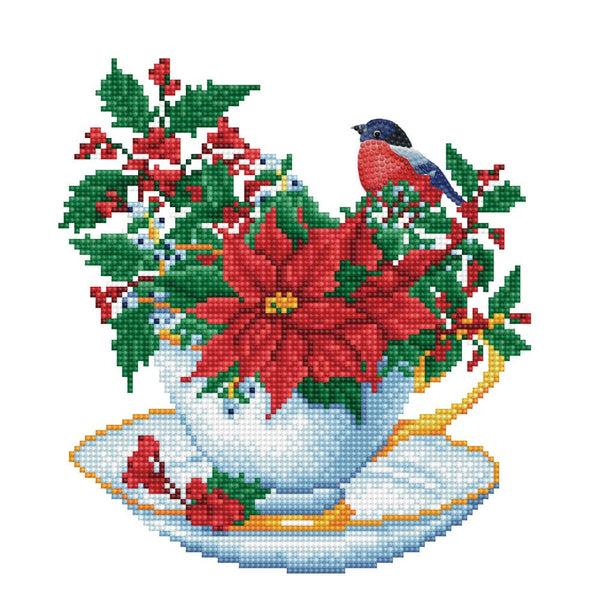 dotz Diamond Dotz Festive Cuppa - 12.6" x 12.6"