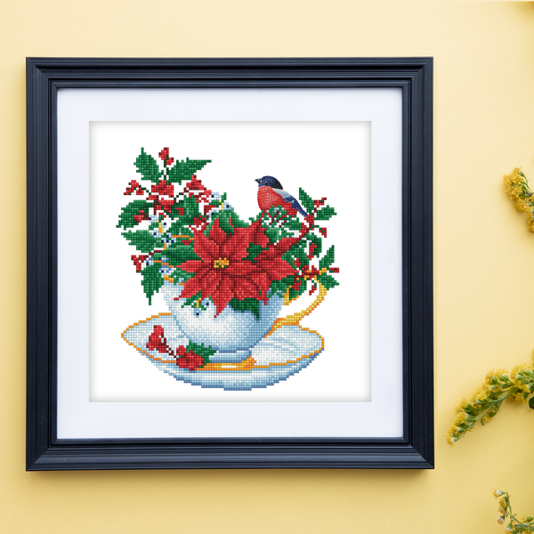 Dotz Diamond Dotz Festive Cuppa - 12.6" X 12.6"