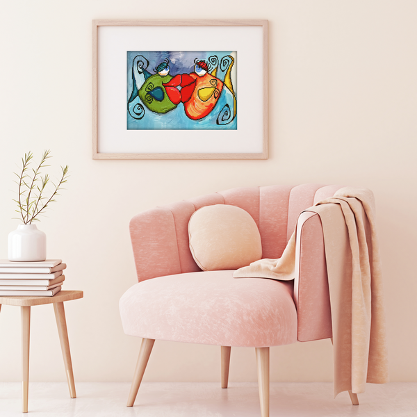 Dotz Diamond Dotz Fishy Kissy - 16.5" X 11.8"