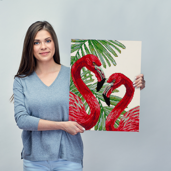 Dotz Diamond Dotz Flamingo Flair - 13.8" X 17.7"