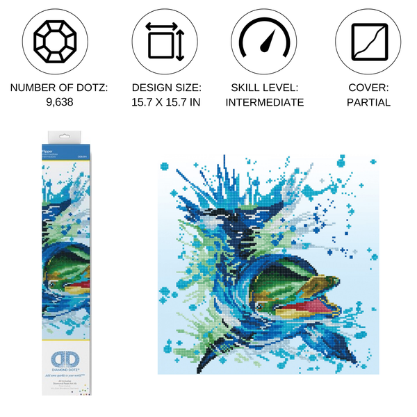 Dotz Diamond Dotz Flipper - 15.8" X 15.8"