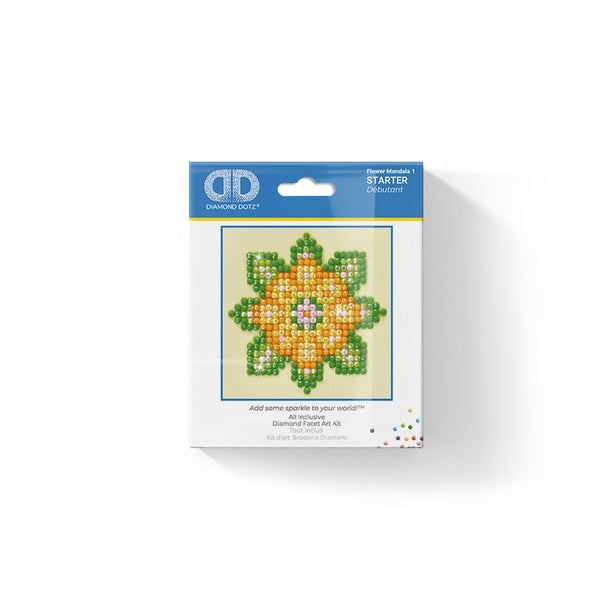 dotz Diamond Dotz Flower Mandala 1 - 3.0" x 3.0"