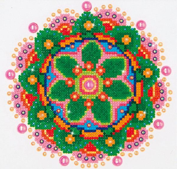 dotz Diamond Dotz Flower Mandala - 10.0" x 8.0"