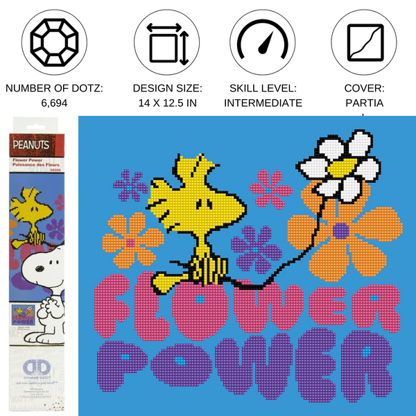 Dotz Diamond Dotz Flower Power - 14.0" X 12.5"