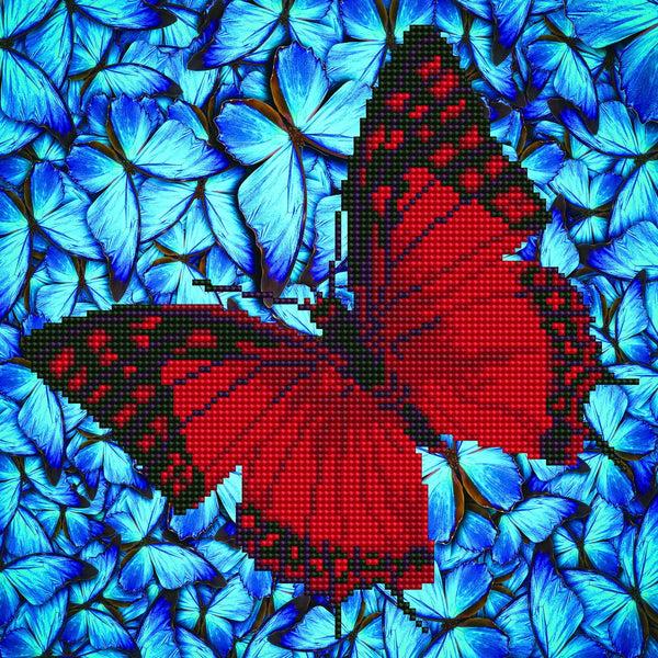dotz Diamond Dotz Flutterby Red - 12.0" x 12.0"