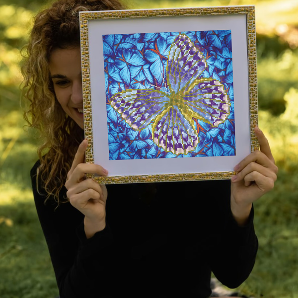 Dotz Diamond Dotz Flutterby Silver - 12.0" X 12.0"