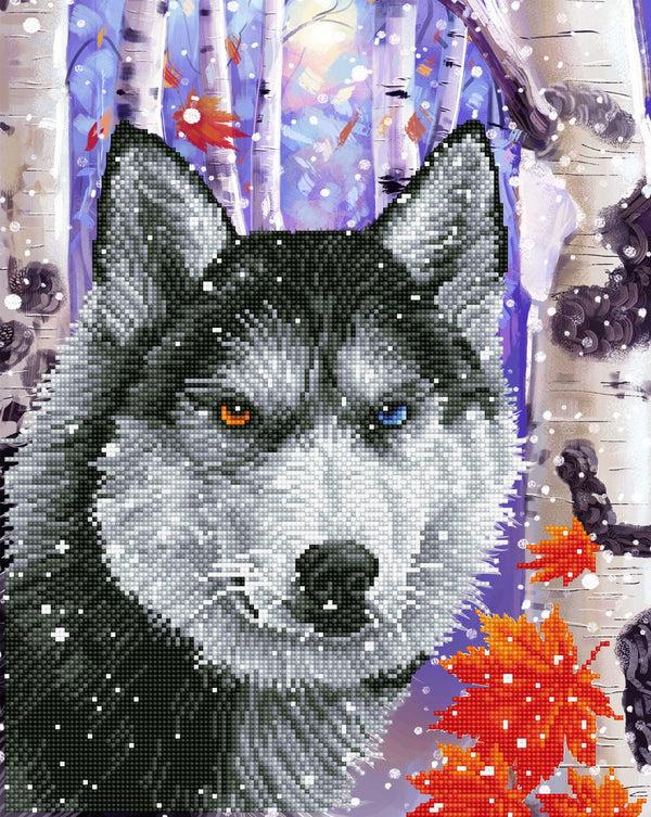 dotz Diamond Dotz Forest Wolf - 15.8" x 19.7"